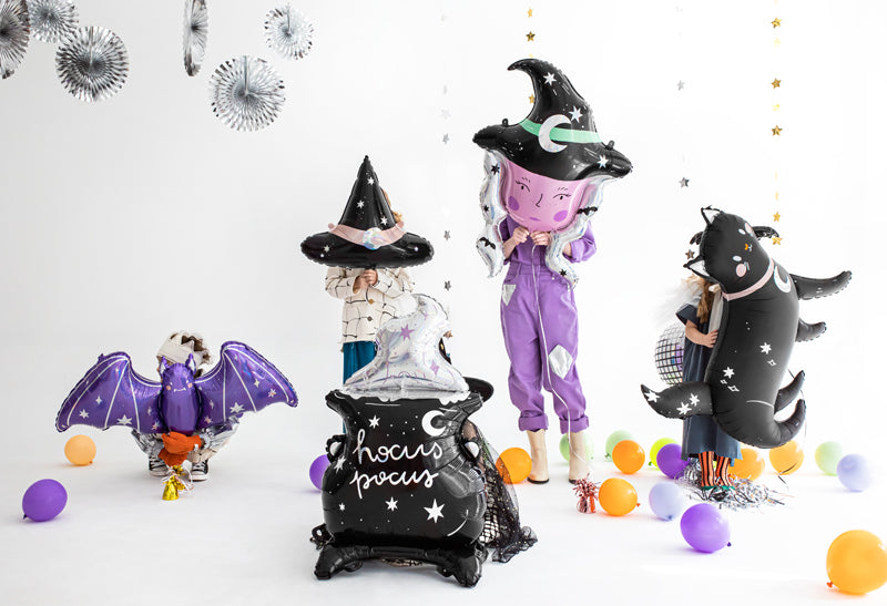 Witch-shaped Foil Balloon - Teminis.lt