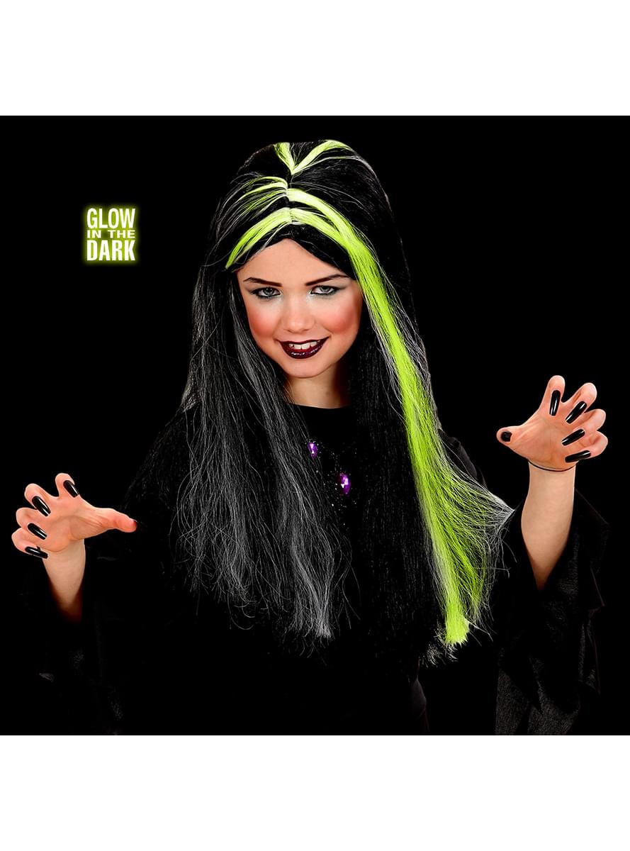 Girls Witch Wig – Kids Halloween Costume Hair Accessory Teminis.lt