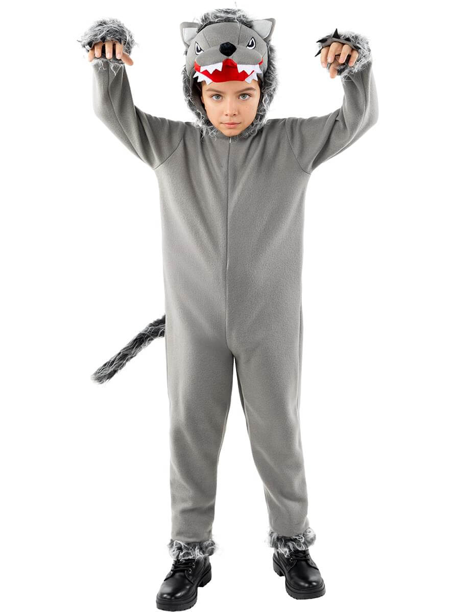 Wolf Costume for Kids – Animal Outfit | Teminis.lt Teminis.lt