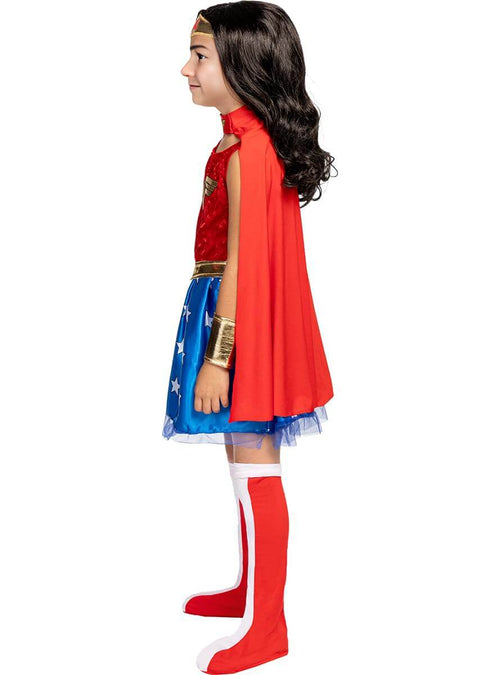 Wonder Woman Costume for Girls – Official Warner Bros Dress Set