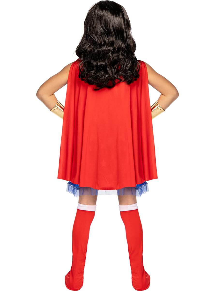 Nuostabiosios moters kostiumas mergaitėms – oficialus „Warner Bros“ suknelių rinkinys