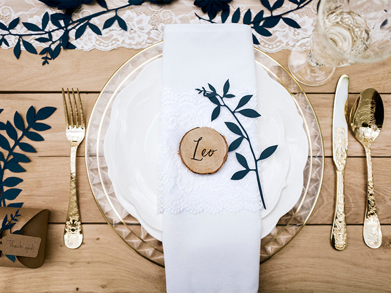 Wooden place cards - Teminis.lt