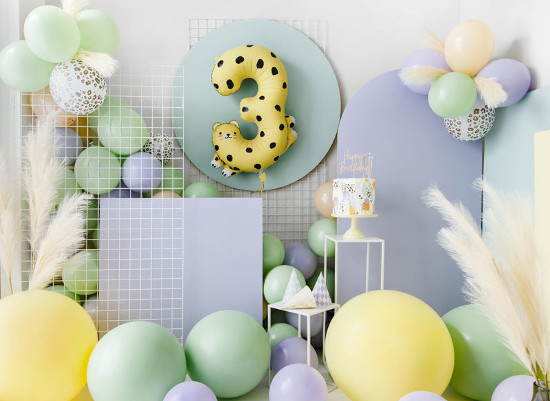 Wooden topper Happy Birthday - Teminis.lt