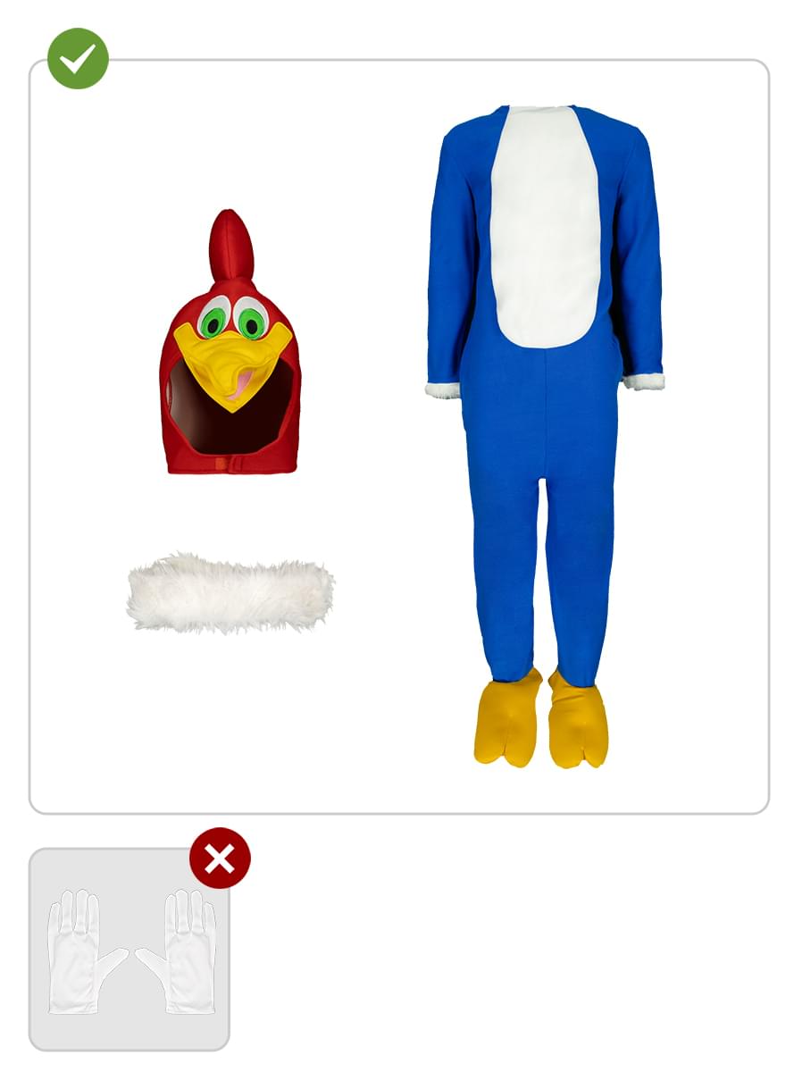 Woody Woodpecker Costume – Official Universal Pictures Onesie