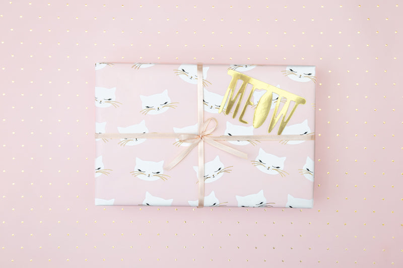Wrapping paper Cat - Teminis.lt