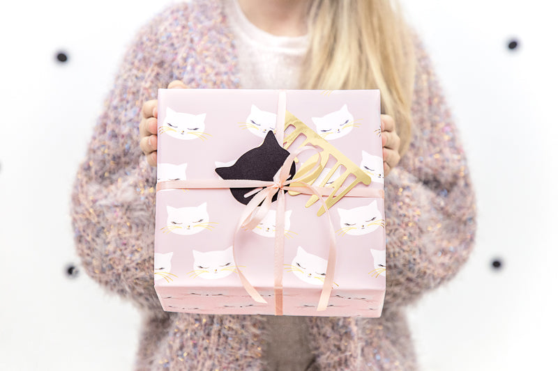 Wrapping paper Cat - Teminis.lt