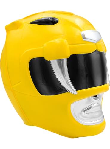 Yellow Power Ranger Helmet for Adults Teminis.lt