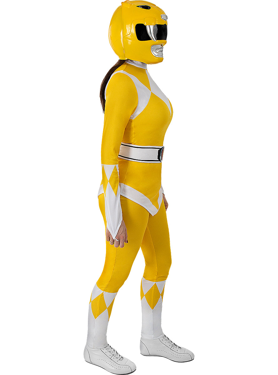 Yellow Power Ranger Helmet for Adults Teminis.lt