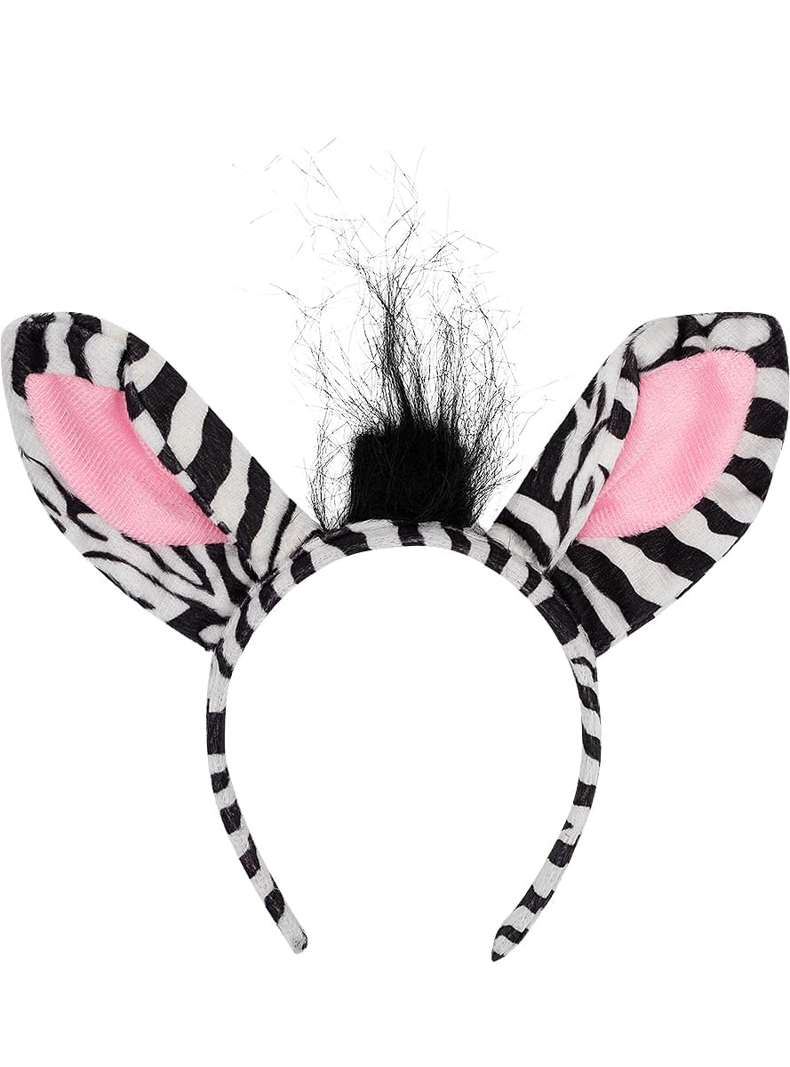 Zebro kostiumo rinkinys – aksesuarų rinkinys vakarėliams