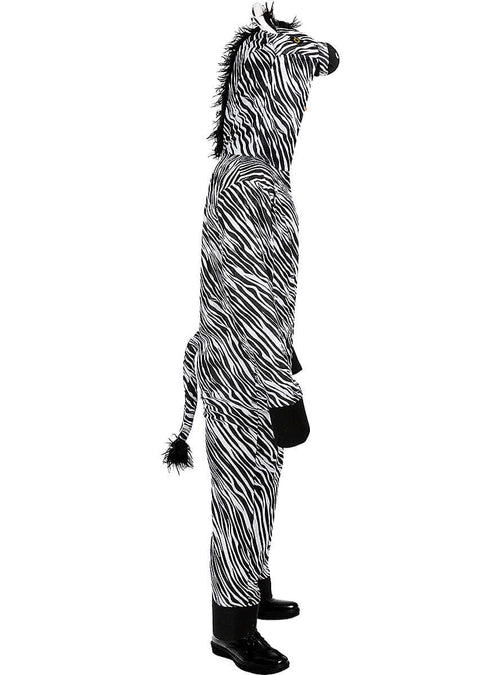 Zebra Costume for Adults – Safari Animal Onesie with Hood
