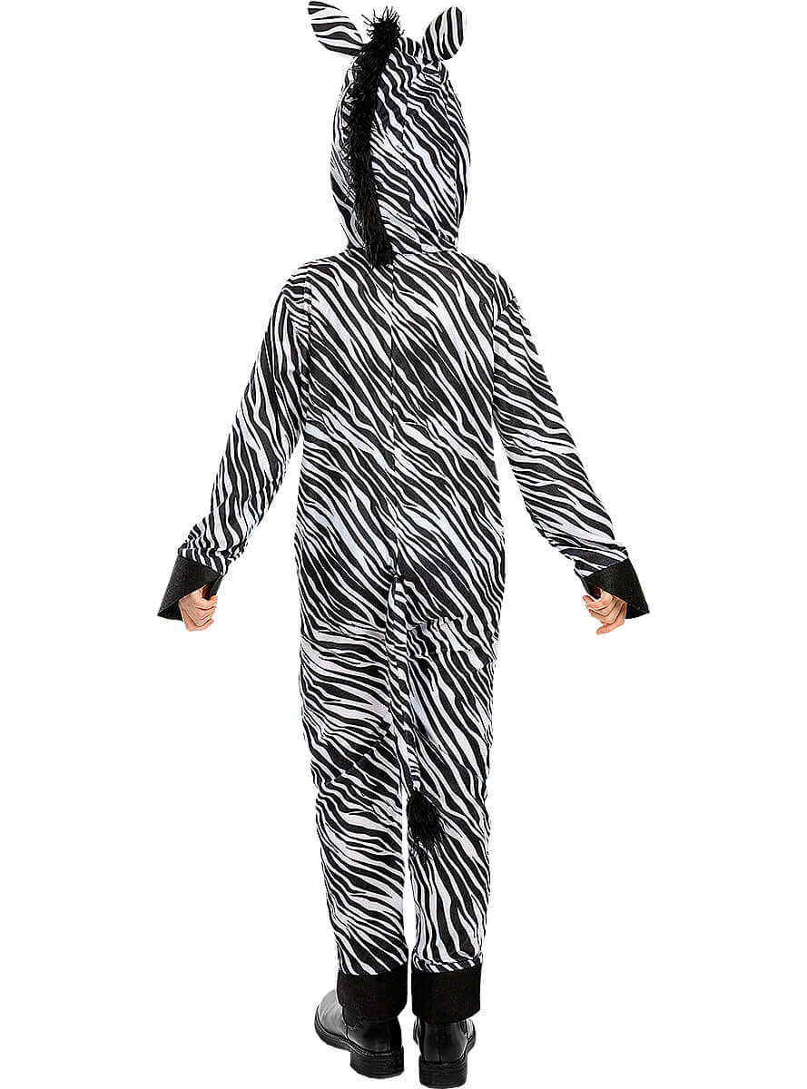Zebro kostiumas vaikams – safario gyvūnų kombinezonas