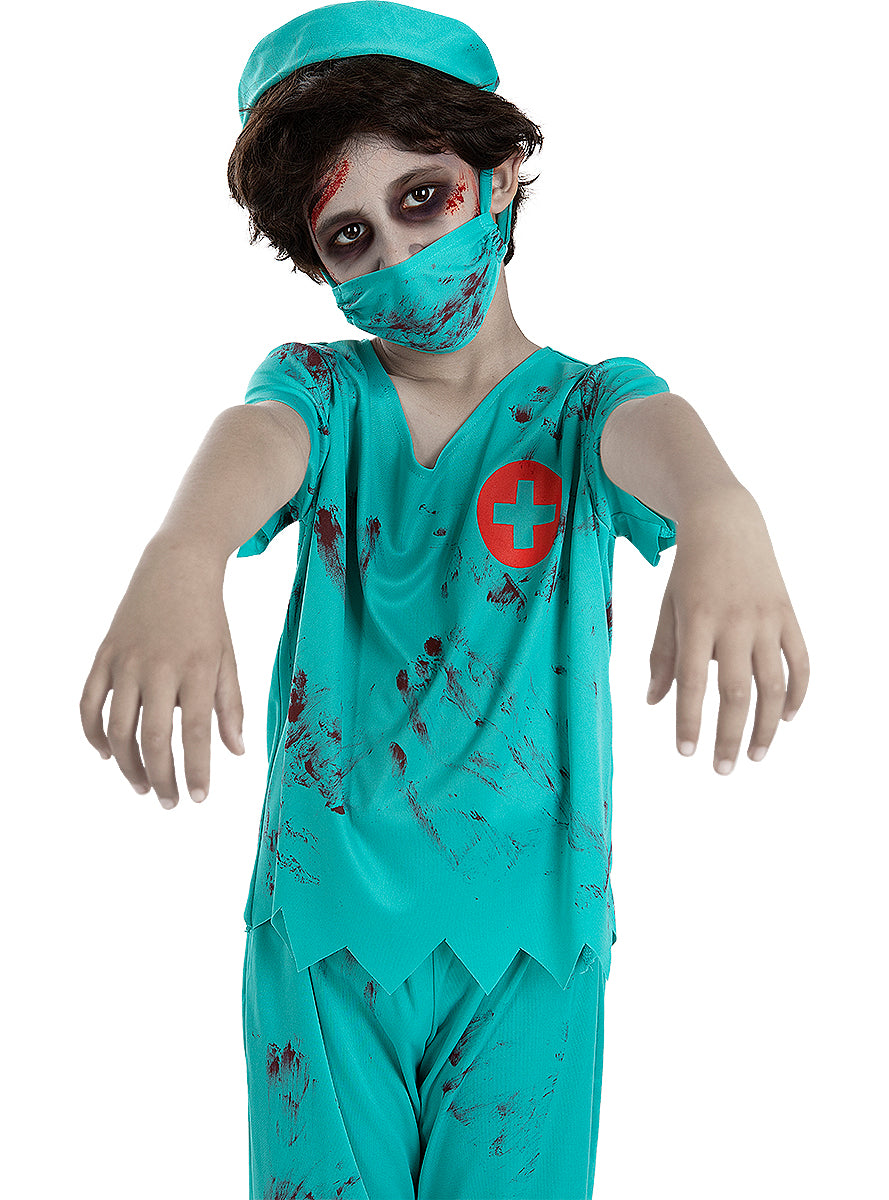 Zombie Doctor Costume for Boys - Teminis.lt