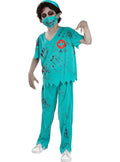 Zombie Doctor Costume for Boys – Scary Kids Halloween Outfit Teminis.lt