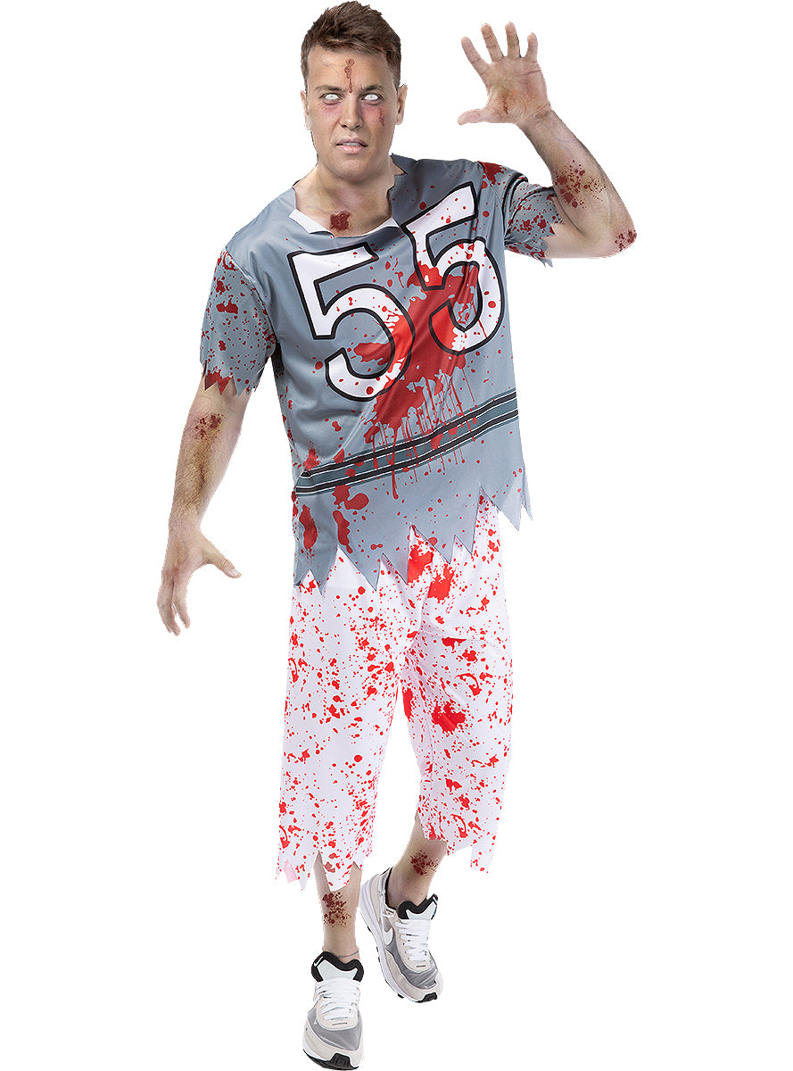 Men's Zombie Football Player Costume – Halloween Outfit Teminis.lt
