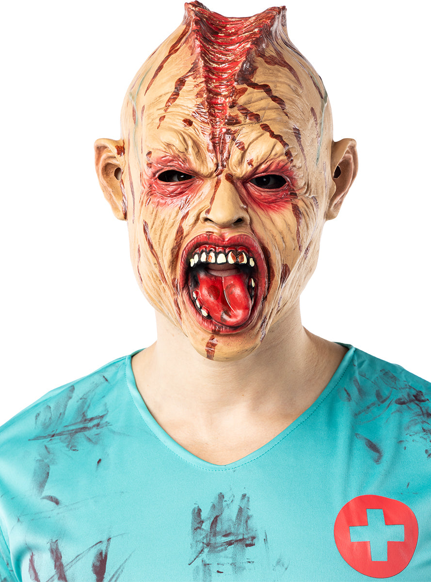 Realistic Zombie Mask for Halloween | Scary Costume Accessory Teminis.lt