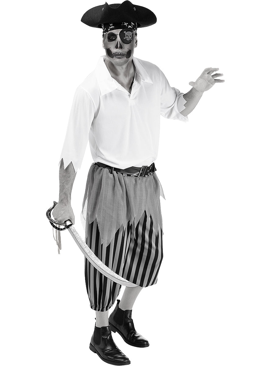 Men's Zombie Pirate Costume - Halloween Outfit Teminis.lt