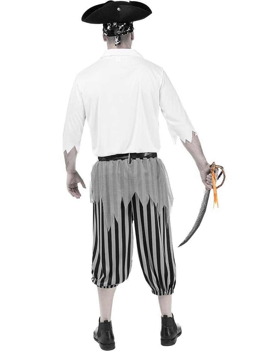 Men's Zombie Pirate Costume - Halloween Outfit Teminis.lt