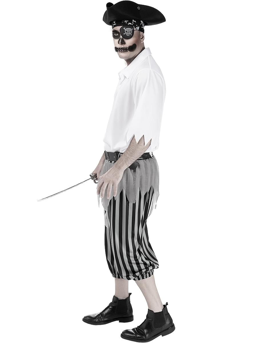 Men's Zombie Pirate Costume - Halloween Outfit Teminis.lt
