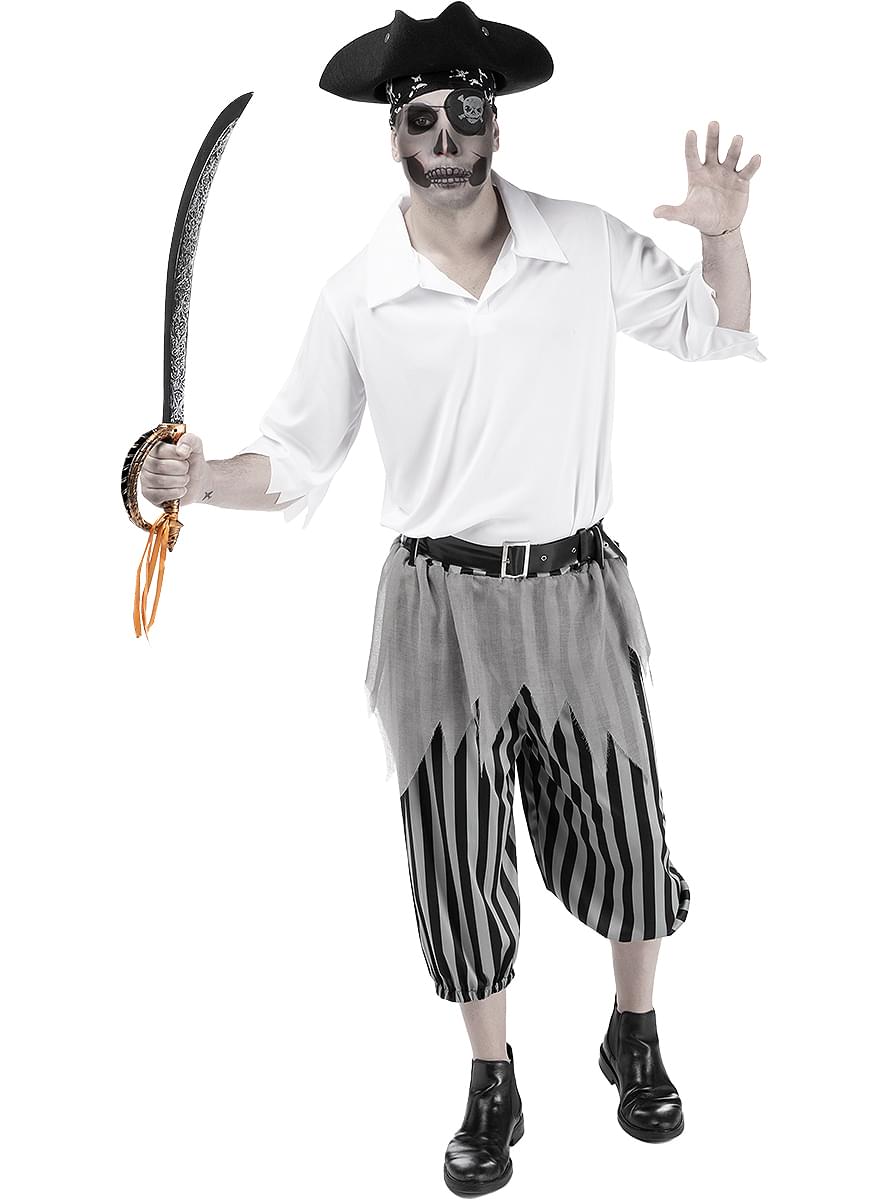 Men's Zombie Pirate Costume - Halloween Outfit Teminis.lt