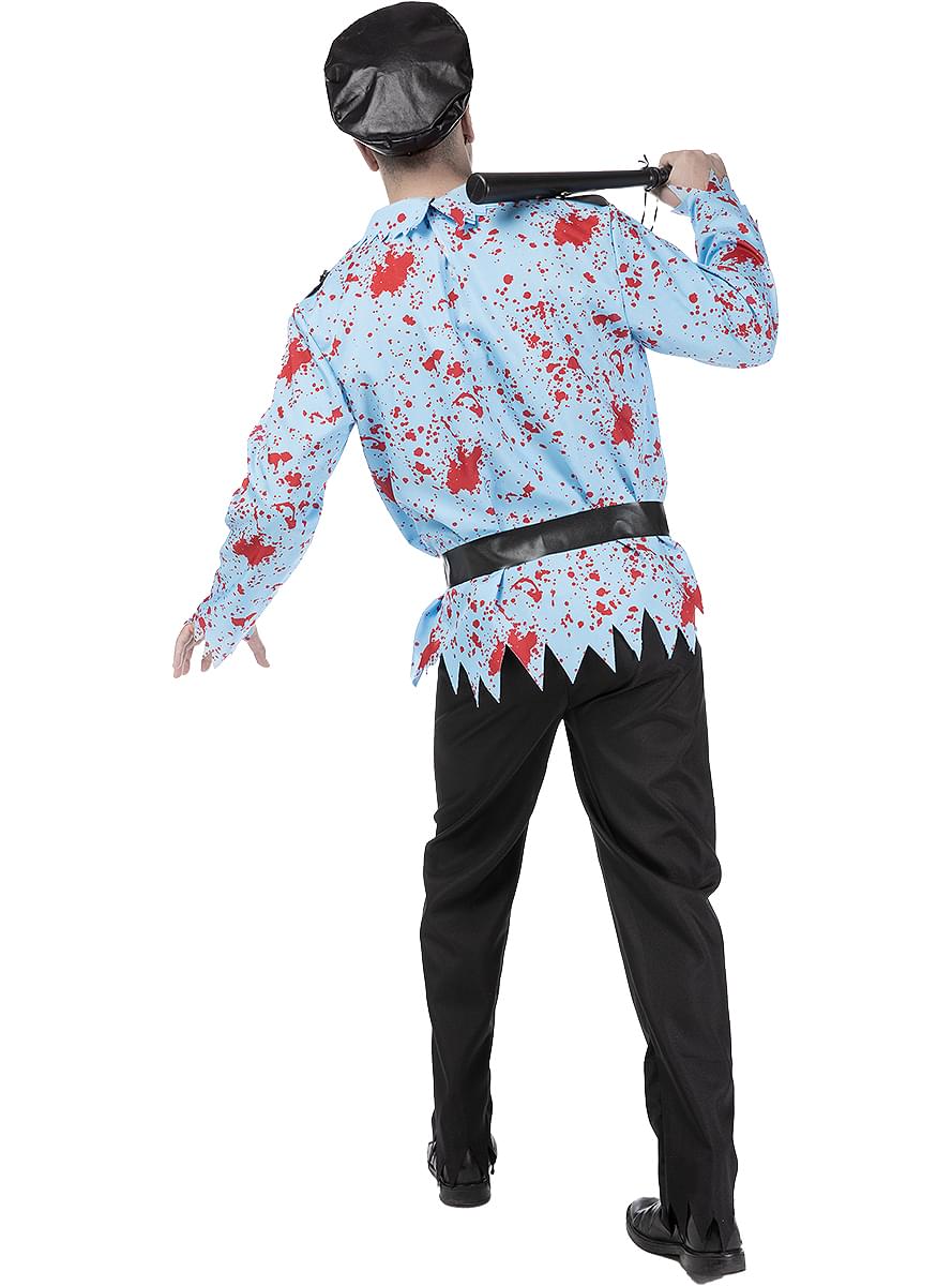 Men's Zombie Police Officer Halloween Costume Teminis.lt