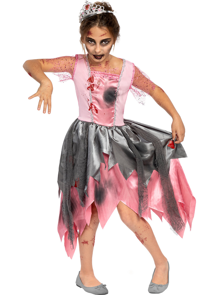 Zombie Princess Costume for Kids - Halloween Outfit Teminis.lt