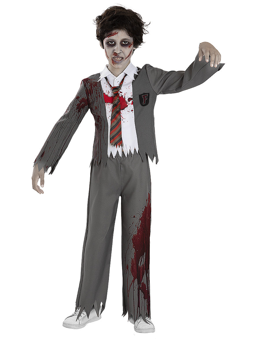 Zombie Student Costume for Boys - Teminis.lt