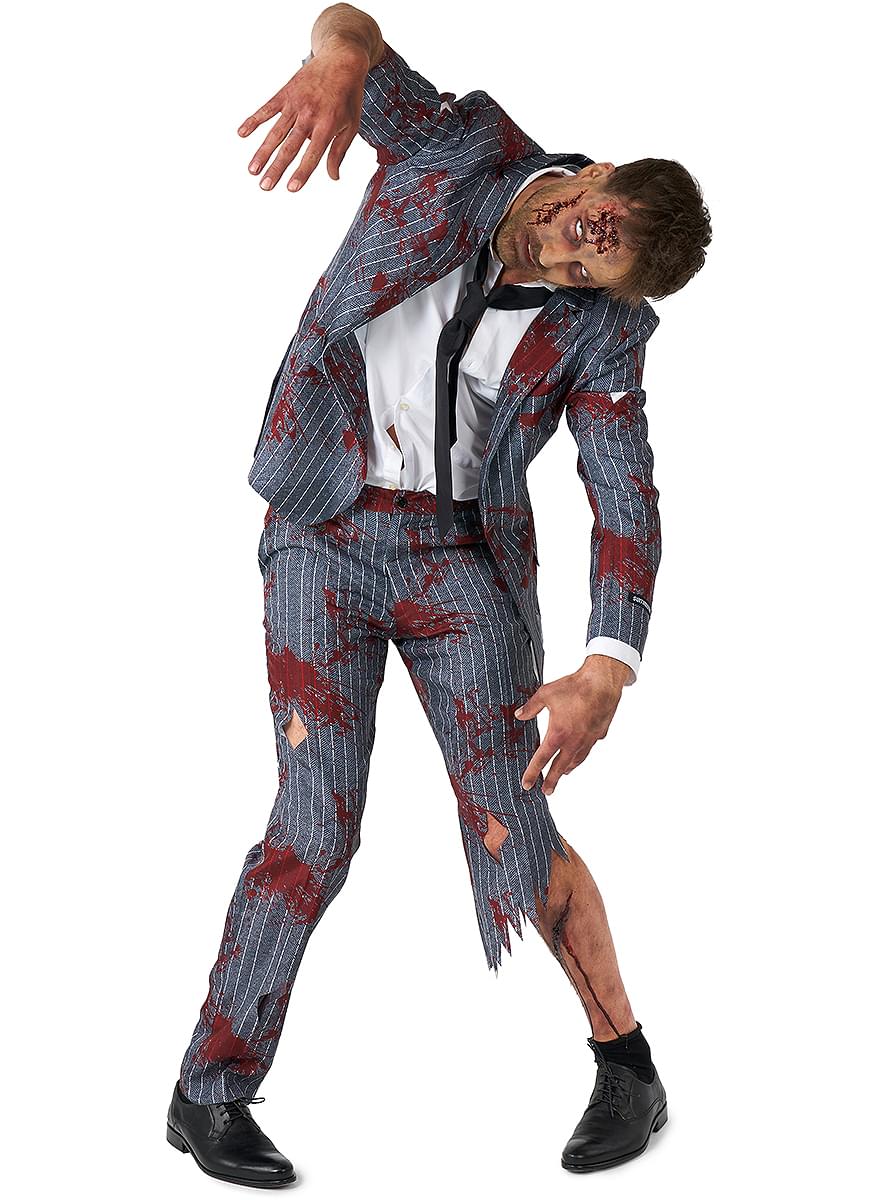 Premium Zombie Suit Costume for Halloween Parties Teminis.lt