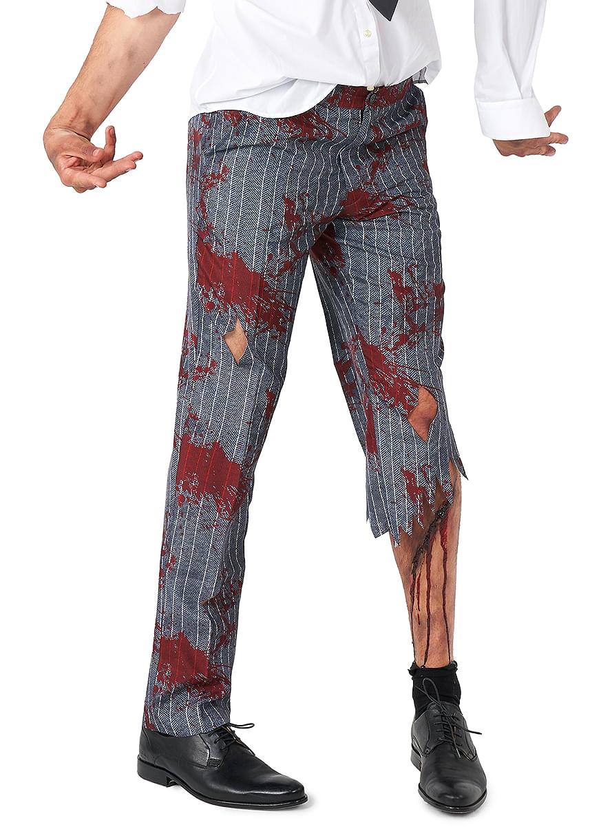 Premium Zombie Suit Costume for Halloween Parties Teminis.lt