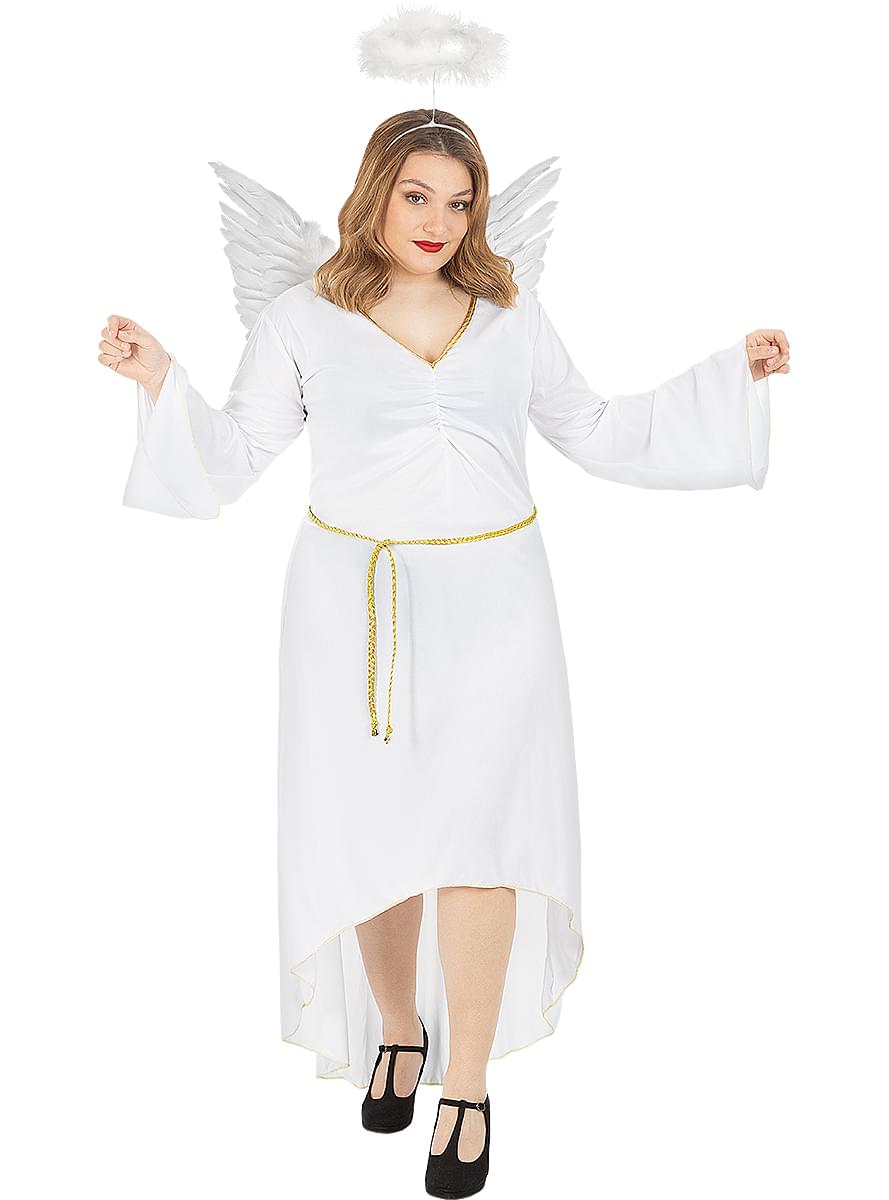 Karnavaliniai kostiumai, teminių vakarėlių apranga Angel Costume with Halo and Wings - Teminis.lt #karnavaliniai kostiumai #teminiai vakareliai