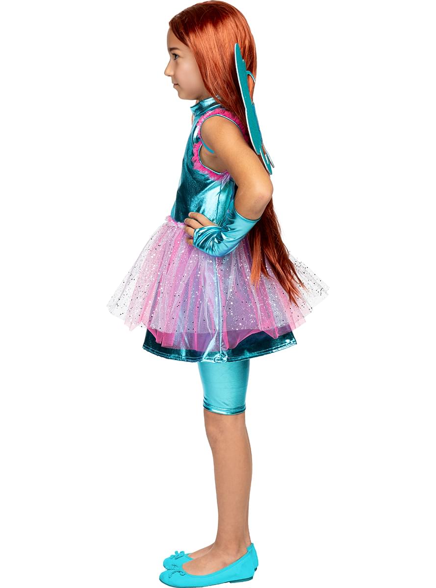 Bloom Costume for Girls - Winx Club Official Fairy with Wings