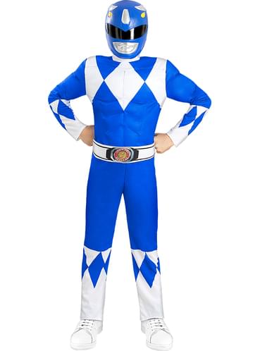Karnavaliniai kostiumai, teminių vakarėlių apranga Blue Power Ranger Mask for Kids - Teminis.lt #karnavaliniai kostiumai #teminiai vakareliai