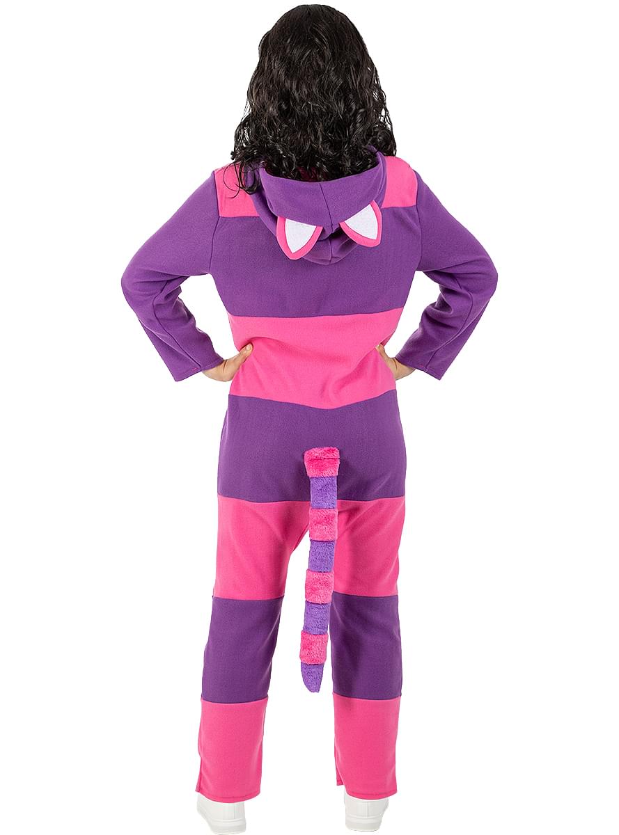 Cheshire Cat Onesie Costume for Adults - Alice in Wonderland