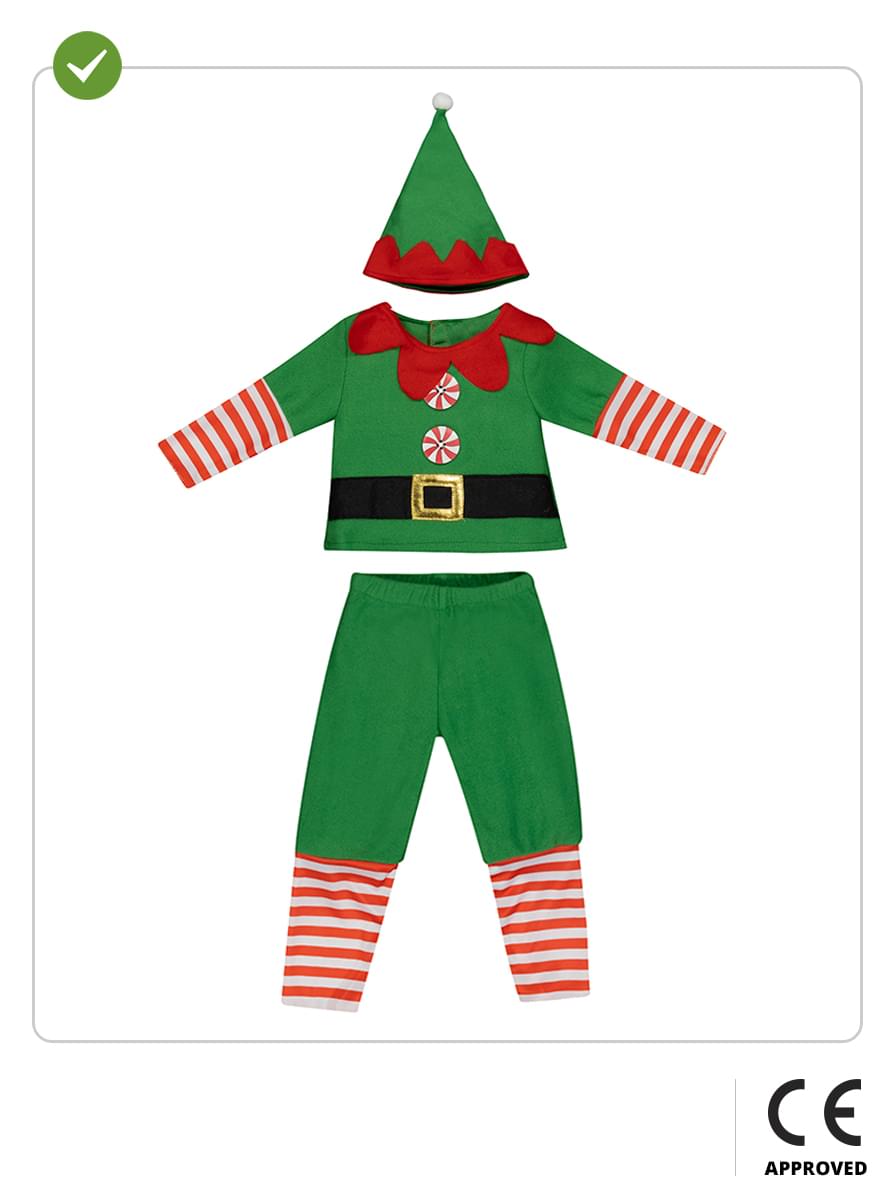 Karnavaliniai kostiumai, teminių vakarėlių apranga Christmas Elf Costume for Babies - Teminis.lt #karnavaliniai kostiumai #teminiai vakareliai