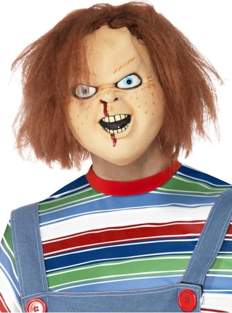 Čakio (Chucky) kaukė su plaukais – „Vaikų žaidimai“ (Child's Play)