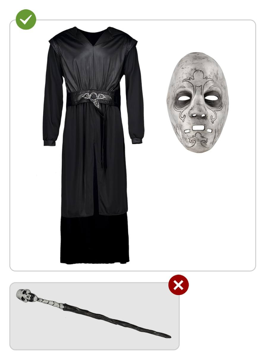 Mirties valgytojo kostiumas – oficialus Hario Poterio personažas