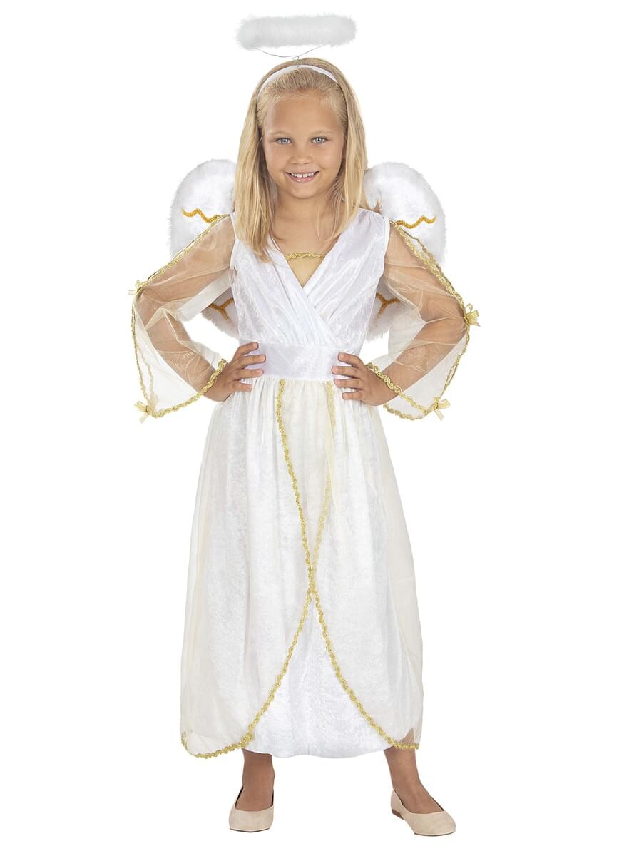 Karnavaliniai kostiumai, teminių vakarėlių apranga Deluxe Angel Costume for Girls - Teminis.lt #karnavaliniai kostiumai #teminiai vakareliai