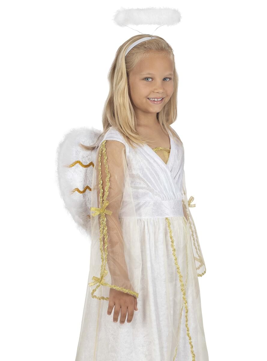 Karnavaliniai kostiumai, teminių vakarėlių apranga Deluxe Angel Costume for Girls - Teminis.lt #karnavaliniai kostiumai #teminiai vakareliai