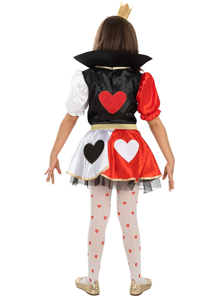 Queen of Hearts Costume for Girls - Alice in Wonderland