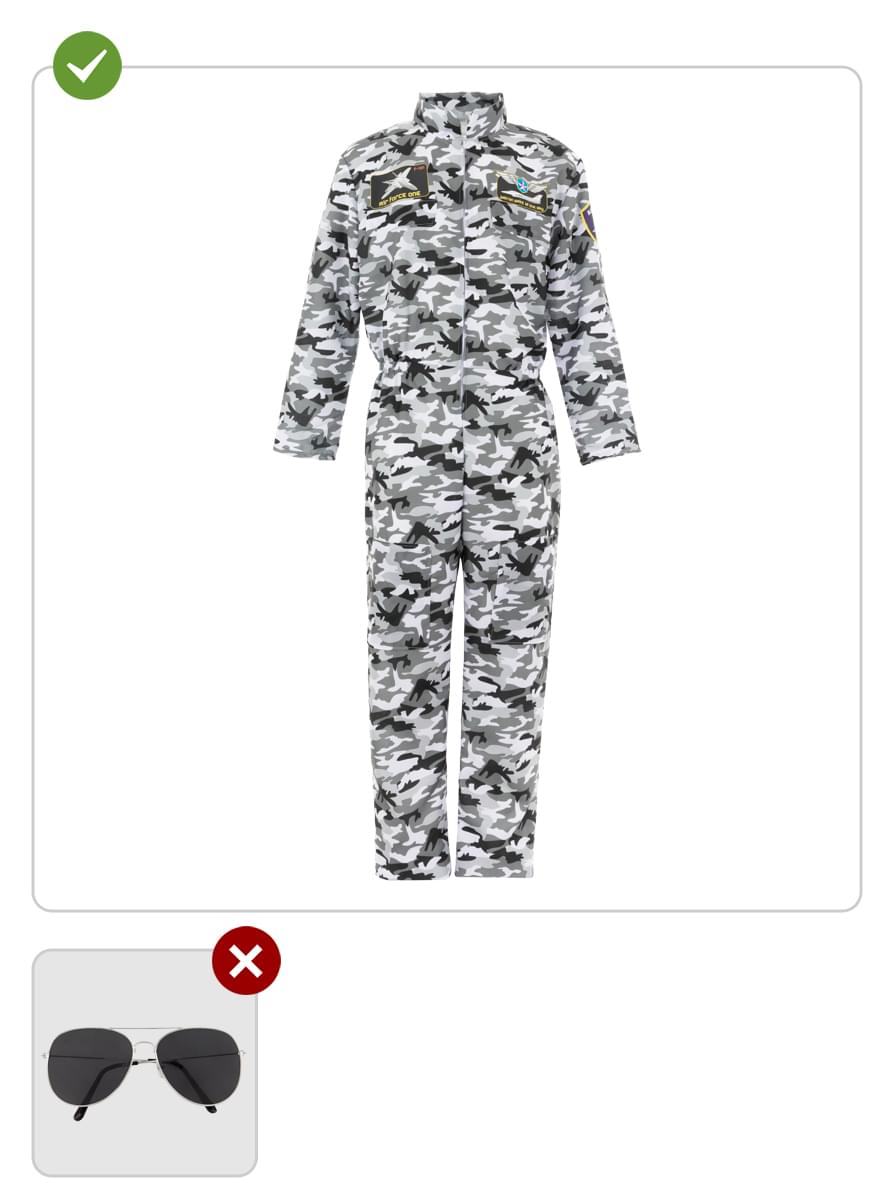 Karnavaliniai kostiumai, teminių vakarėlių apranga Fighter Pilot Costume for Men - Teminis.lt #karnavaliniai kostiumai #teminiai vakareliai