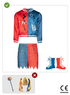Harley Quinn costume for girls with jacket and trousers – DC Comics