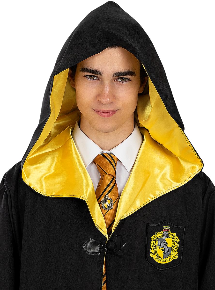Hario Poterio Hufflepuff kaklaraištis ir segtukas