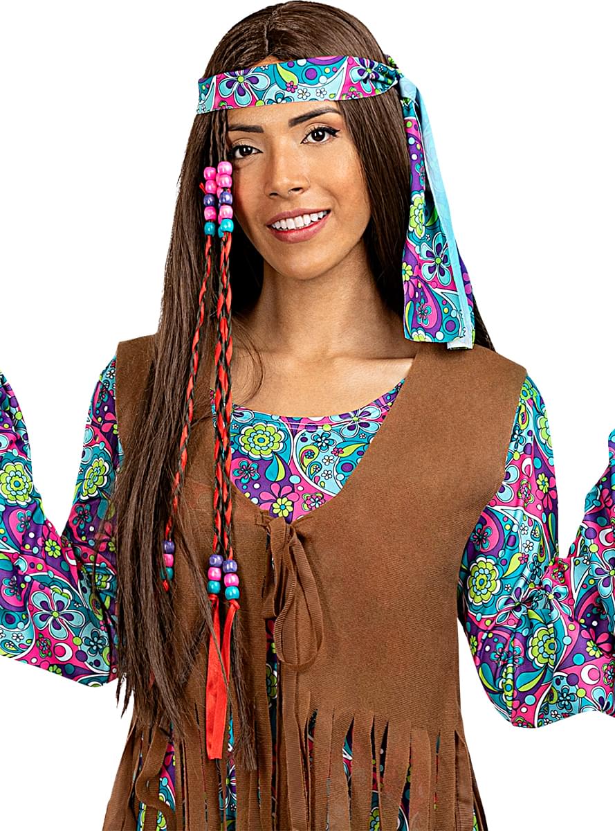 Karnavaliniai kostiumai, teminių vakarėlių apranga Hippie costume for women - Teminis.lt #karnavaliniai kostiumai #teminiai vakareliai