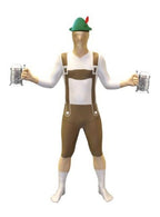 Lederhosen Morphsuit kostiumas suaugusiesiems