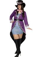 Skrybėliaus (Mad Hatter) kostiumas moterims – „Alisa Stebuklų šalyje“ (Alice in Wonderland)