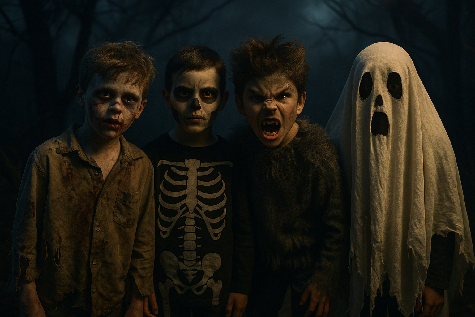 Make the costumes look scarier