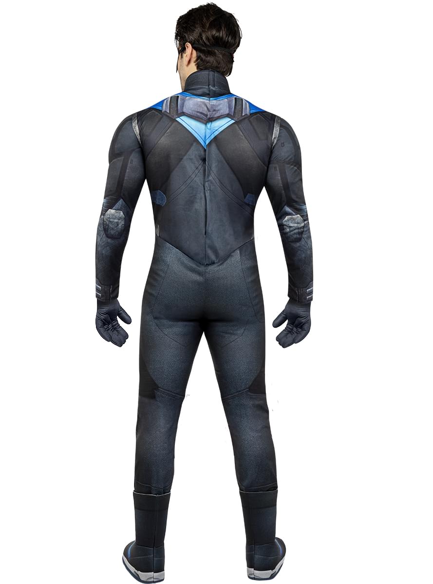 Nightwing Costume for Men – Gotham Knights Muscle Jumpsuit