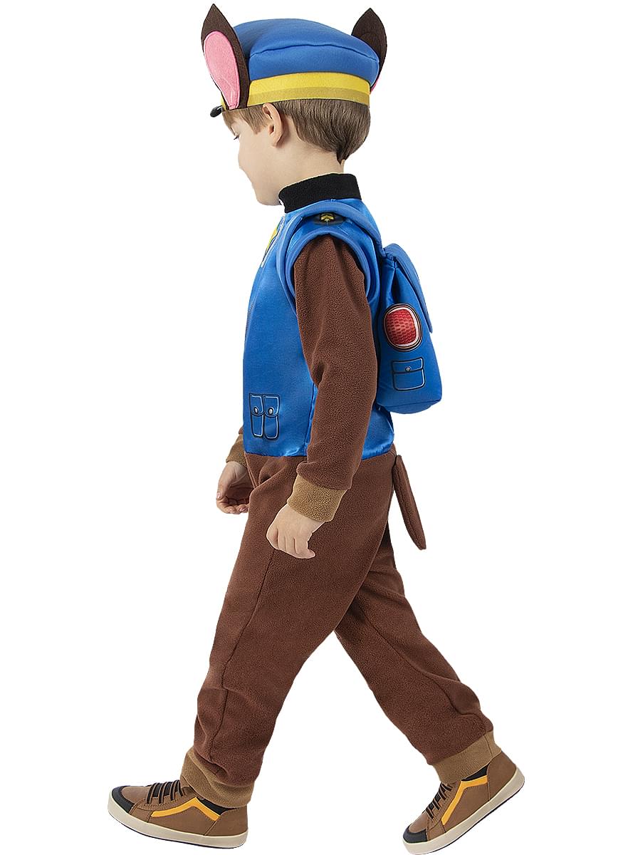 Paw Patrol Chase Costume for Boys - Official Jumpsuit & Hat