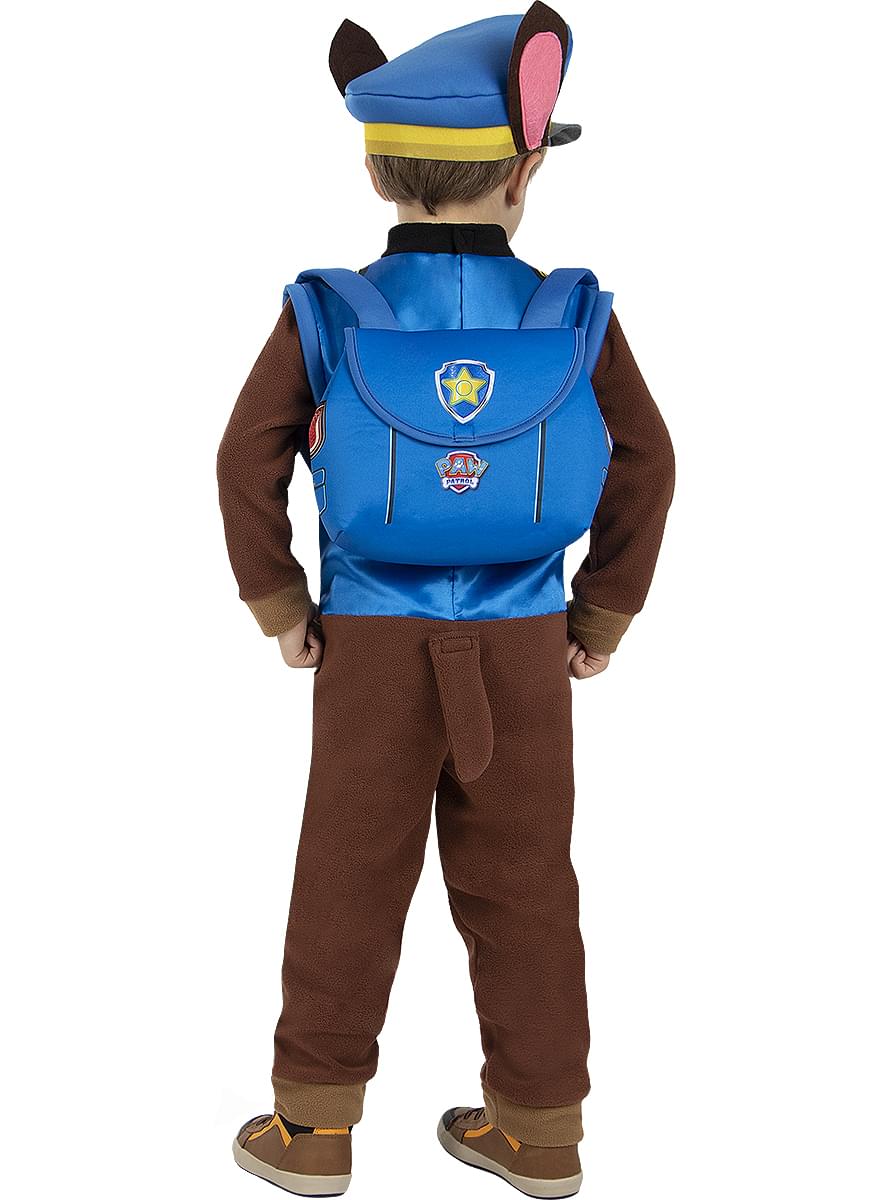 Paw Patrol Chase Costume for Boys - Official Jumpsuit & Hat