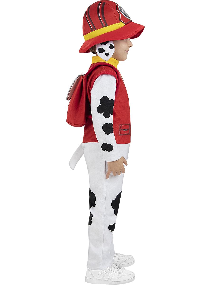 Paw Patrol Marshall Costume for Boys - Official Jumpsuit & Hat
