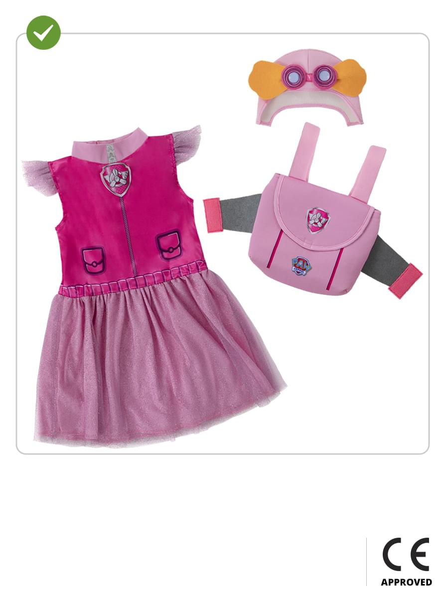 Paw Patrol Skye Costume for Girls - Official Dress